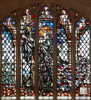 바킹의 성녀 에텔부르가_photo by John Salmon_in the Church of St Ethelburga in Bishopsgate of London_England UK.jpg
